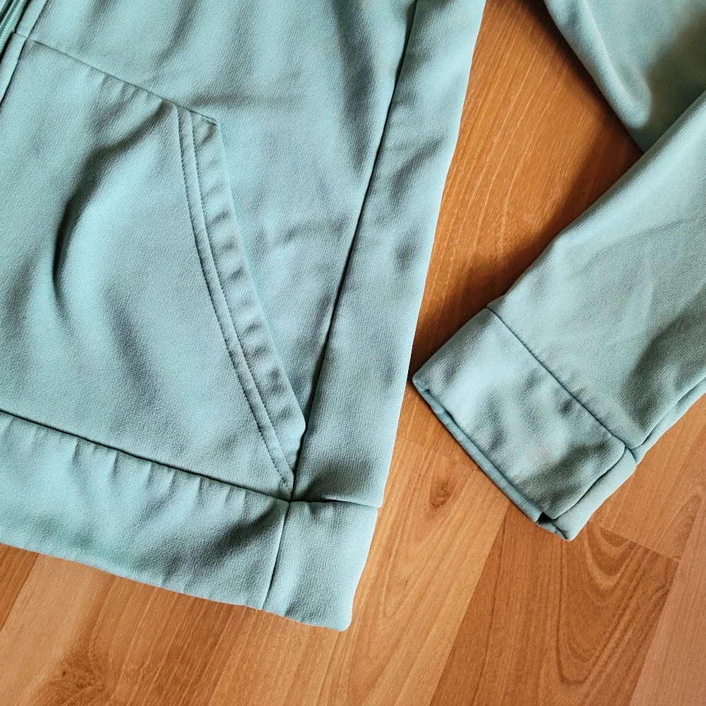 Nike full zip‎ Dri Fit mint Hoodie with Pockets size youth Large